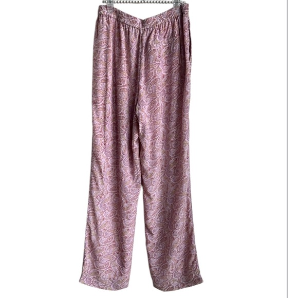 J. Crew Pull-on silk pant in beach paisley - Picture 3 of 14